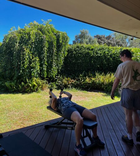 Fitness Instructor coaching a session